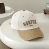 Gorra de Béisbol con Visera Solar Boston Letter para Niños, Gorra Ligera de Malla para Exteriores, Estilo Deportivo de Verano, Gorra de Béisbol para Bebé, Transfronterizo