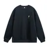 Sudadera Pesada Cuello Redondo 380g, Nuevo Estilo Otoño, Bordado Divertido con Textura, Corte Holgado, Chaqueta Camisa Deportiva Marca de Moda Q
