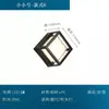 Lámpara de pared LED para exteriores lámpara de poste lámpara para patio césped lámpara de poste de pared impermeable jardín villa paisaje lámpara de pared pequeña