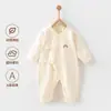 Ropa para bebé para otoño, algodón puro, Clase A, mameluco de manga larga, mameluco protector de barriga para bebé, mameluco de mariposa para recién nacido