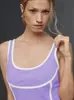 Aliexpress Novo Cor de Verão Bloco de Cores Casual Street Style Esportivo Yoga Vestido de Tênis Versátil Emagrecedor Vestido de Alça