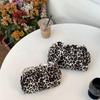 Mizawa/Suministro Transfronterizo Bolsa de Cosméticos de Gran Capacidad Estilo Ins Bolsa de Cosméticos Portátil Bolsa de Cosméticos con Estampado de Leopardo