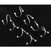 Argolas de Língua Básicas de Aço Inoxidável Transfronteiriças, Piercings Barbell com Pontas, Argolas em Formato de C, Piercings Nasais Mistos, Piercings de Umbigo, Joias para Piercing Atacado