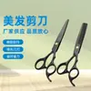 Venta al por mayor de fábrica tijeras para el cabello tijeras para el cabello con revestimiento de titanio de acero inoxidable tijeras para el cabello negras de 6 pulgadas tijeras para el cabello