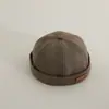 Sombrero Sencillo de Moda para Bebé Todo-partido Sombrero Yuppie para Bebé Sombrero Delgado de Piso para Primavera y Otoño Estilo Coreano Sombrero de Melón para Niños y Niñas