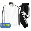 Popular Transfronterizo Talla Europea Talla Grande Ropa Deportiva Traje Sudadera de Tres Rayas para Hombre Pantalones de Chándal Ropa de Trabajo Conjunto de Dos Piezas Venta al por Mayor de Fábrica