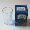 Venta al por mayor de fábrica Taza de vidrio de alto valor Retro Taza de girasol Transparente de alta calidad Gran capacidad Taza para té de leche