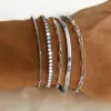 Joyería de Mano Bohemia Transfronteriza Europea y Americana Cadena Metálica Set de Mujer 6 Cadenas Multicapa Pulseras Simples
