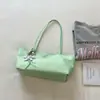Bolsa de Axila Simples Nicho Estilo Coreano Feminina Transfronteiriça Novo Estilo Moda Pequena Quadrada de Mão Elegante Versátil para Compras Bolsa de Ombro Único
