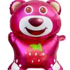 Balão Infantil de Filme de Alumínio com Padrão de Desenho Animado com Rodas Balão Animal Andante Barraca de Mercado Noturno Parque Balão Mais Vendido