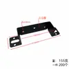 Fabricante de origem suporte quadrado de madeira fixação de estrado de cama metal acessórios de ferragens para cama macia suporte de cama código de ângulo para cama dobradiça de fechamento de cama ferro angular