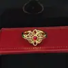 Anillo Abierto de Filigrana Esmaltada Estilo Chino Vintage para Mujer, Nuevo Anillo de Nicho Retro Chino de Alta Gama
