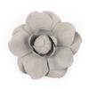 Vendas diretas da fábrica em estoque atacado 4,5 cm broche de flor de microfibra broche de flor artesanal tecido de flor acessórios de roupas de flores joias faça você mesmo