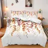 Temu Jogo de Cama de Três Peças Série Outono Ação de Graças 2 Decoração de Quarto e Casa Jogo de Cama de Três Peças Pode Ser Enviado Jit