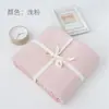 Sábana de Algodón Lavado de Color Sólido Pieza Única Algodón Puro 100% Algodón Juego de Sábana Individual para Dormitorio de Estudiante Funda de Almohada Sábana Juego de Tres Piezas