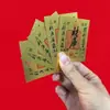 Pegatinas de Cinco Vías del Dios de la Riqueza para Abrir la Riqueza, Biblioteca Suplementaria para Reunir Suministros de Riqueza, Cartón de Biblioteca con Lámina de Oro, Pegatinas Doradas para Teléfono Móvil, Nuevas Pegatinas de Biblioteca 2026
