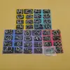 Anillo Chino Serie Nueve Entrelazados Desbloqueo y Desabrochado Juego de Ocho Piezas Venta al por Mayor Hebilla de Inteligencia Juego de 8 Piezas Hebilla Rompecabezas de Metal Abc