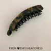 Moda Estilo Japonês e Coreano Versátil Simples Acessórios de Cabelo para Meninas Presilha Pinça Cor Tartaruga Estampa de Leopardo Presilha Grande Presilha para Rabo de Cavalo Presilha Banana