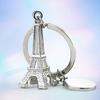 Llavero personalizado de la Torre Eiffel, colgante pequeño de metal con la Torre de París, regalo pequeño, recuerdo de viaje