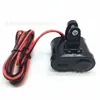 Tomada de isqueiro de carro elétrico soquete usb aplicável carregador de celular 2 em 1 isqueiro de motocicleta isqueiro