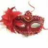 Máscara de Venecia para Adultos de Plumas de Pavo Real de Lujo Media Cara para Fiesta de Mujeres, Actuación, Accesorio de Carnaval