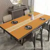 Nuevo tapete de cuero estilo chino para mesa de comedor, tapete para mesa de centro, impermeable, a prueba de aceite, no lavable, antiescaldadura, tapete rectangular universal estilo chino.