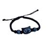 Tiktok mismo estilo nuevo estilo chino lindo dulce genial pequeño miau lindo pulsera de pareja cuerda trenzada diseño nicho pulsera de búho
