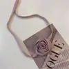 Elegante Gargantilha Pulseira de Corrente com Renda Retrô Flor Rosa Fada Mostra Pescoço Fino
