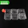 Suporte Interno Transparente de Plástico Espesso para Bolo da Lua Suporte de Base Crocante de Gema de Ovo Caixa Blister 1000 PET Blister Caixa de Mop