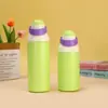 Taza de energía de acero inoxidable 316 para doble bebida de dopamina, botella de agua deportiva portátil de gran capacidad para exteriores, taza de agua aislada con resorte
