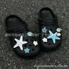 Dijes para Zapatos de Cocodrilo Corazón del Océano con Concha de Perla Estrella de Mar Accesorios de Decoración DIY Estilo Playa Ins