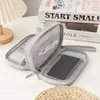 Yiwu Fabricante de Maletas Bolsa para Guardar Cables de Datos Bolsa Digital de Doble Capa Bolsa para Cables de Datos Bolsa de Almacenamiento Transfronteriza con Logo