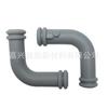 Silicone em forma de tubo de cotovelo processamento de sílica gel tubo de curvatura ângulo reto F em forma de L tubo de silicone de grau alimentício máquina de beber silicone