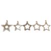 Accesorios de joyería DIY al por mayor, pendientes colgantes individuales de aleación simple con forma de estrella de perla y diamante, material para pendientes, accesorios colgantes