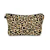 Venta Caliente Transfronteriza Amazon Lona Impermeable Impresa Bolsa de Cosméticos para Mujer Bolsa de Artículos de Tocador de Viaje Accesorios Almacenamiento