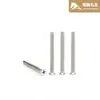 Tornillo de Cabeza Avellanada Phillips Cilindro de Cerradura para Puerta de Interior Accesorios de Cerradura Antirrobo Tubo de Conexión Perno de Cabeza Plana Acero Inoxidable 304