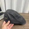 Gorra Francesa de Dos Vías con Visera de Pato para Mujer Otoño/Invierno Gorra de Moda Retro de Ante Sintético Gorra de Hombre