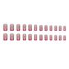 Uñas postizas francesas Aurora flash de longitud media rojo rosa estilo chica caliente ins europea y americana para llevar uñas