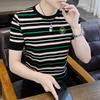 617-Versão coreana da camiseta Bingma Masculina Camiseta de manga curta Bingsi Camiseta básica