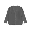 Roupas Vintage 25 Outono/Inverno Novo Estilo Japonês Simples Cor Sólida Botão Cardigan Suéter Masculino Tendência Retrô Jaqueta Solta
