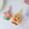 Llavero Estrella de Payaso Bob Esponja lindo colgante de resina de dibujos animados accesorios para mochila de niña dulce regalo para novias