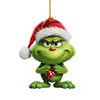 Novo Produto Transfronteiriço Desenho Animado Pingente de Carro do Grinch Infantil Pingente de Árvore de Natal Decoração para Casa