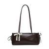 Bolsa Pequena de Textura de Alta Qualidade para Mulheres 2025 Nova Moda Versátil Bolsa de Ombro Axilar Primavera e Verão Bolsa de Mão Bolsa Baguete