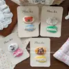 Nuevo Pinza para el Cabello Dulce con Estampado de Dibujos Animados Estilo Coreano para Niños, Pinza de Tela Lateral para Flequillo, Lindo Accesorio para el Cabello Frágil