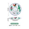 Estilo Retro Mercado de Pollo Grande Olla Vieja Caliente Vientre Peludo Rodaja de Cintura Ingredientes Pequeños Cuenco de Encimera Plato para Aceite Cuenco Vajilla de Melamina Plato Redondo