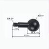 Equipo Fotográfico 20 Tornillos Adaptadores de Rótula de Bola Tornillo Imperial 1/4 Tornillos para Soporte de Rótula Mágica Universal