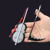 Periférico de Anime Naruto Conjunto de Armas Uchiha Madara Ventilador de Chama Foice Modelo Enfeites Artesanato de Metal Enfeites