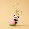 Chaveiro de Animal Fofo Pingente Pequeno Coelho Panda Boneca Pequena Acessórios de Chaveiro Pingente de Mochila Evento Pequeno Presente