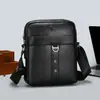 Bolso cruzado para hombre, Bolso de hombro, Bolsa de cuero para hombre de gran capacidad para ir al trabajo, Simple, Moderno, Mochila casual