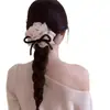 Súper de Hada, Diadema para el Cabello de Alta Calidad con un Moño, Elegante Diadema de Flor de Rosa, Moderno Accesorio para Cola de Caballo